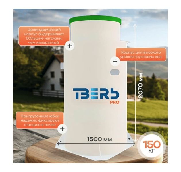 Станция биологической очистки ТВЕРЬ Pro 1,1