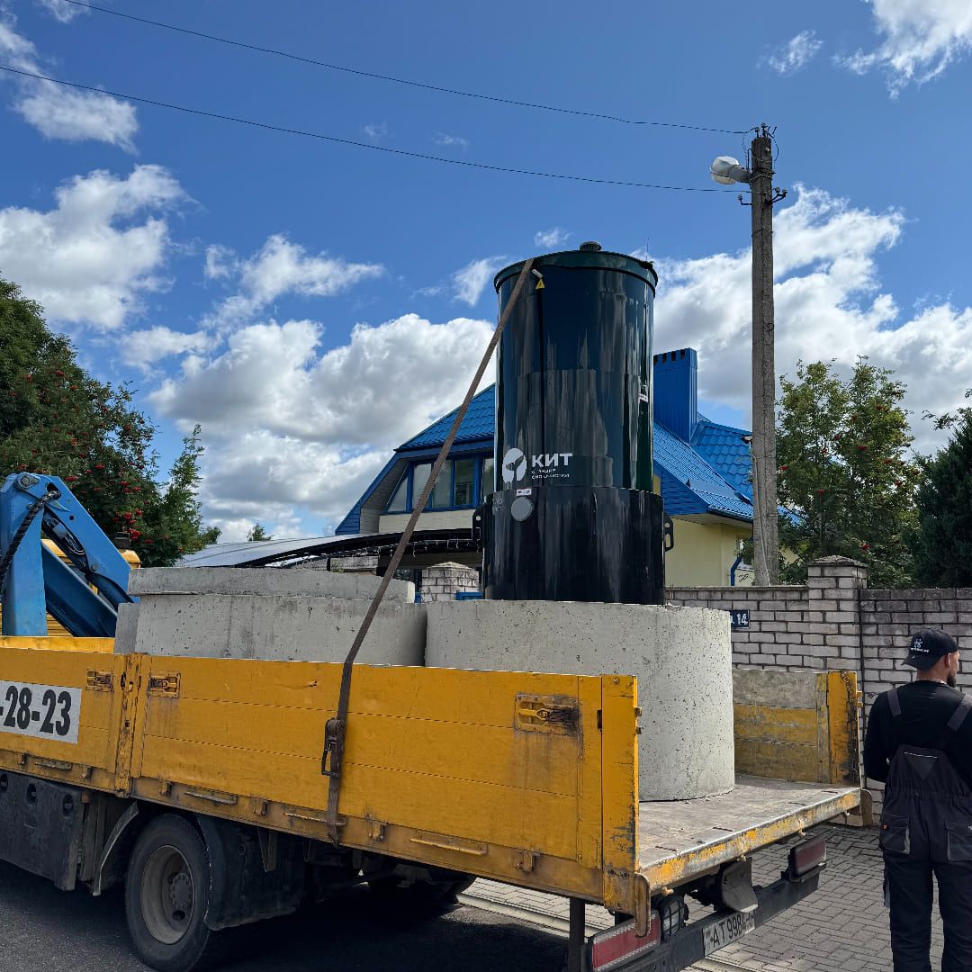 Привезли автономную канализацию