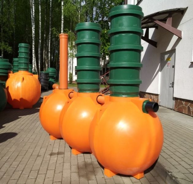 Cтанция биологической очистки Чистовод Аэро-4 Шар