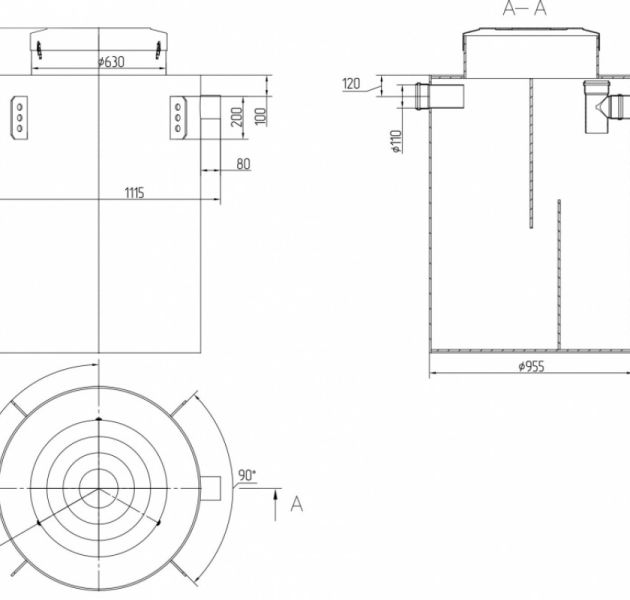 Промышленный жироуловитель Alta М-OR 3.6-240