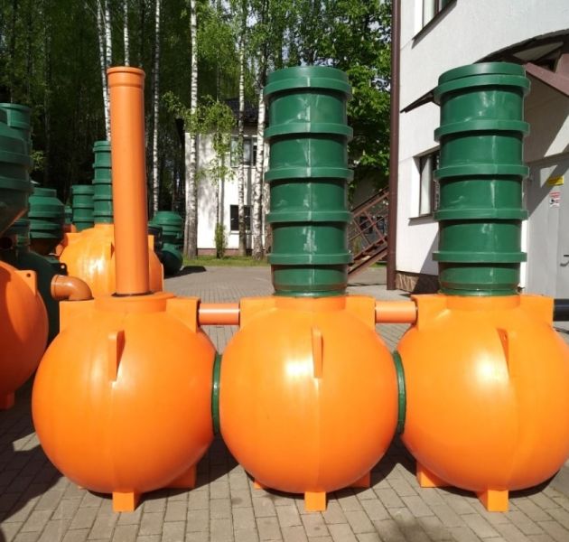 Cтанция биологической очистки Чистовод Аэро-4 Шар