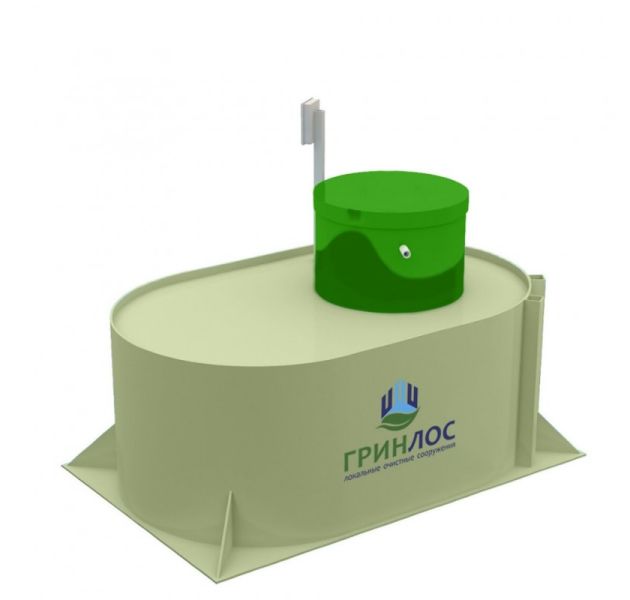 Станция биологической очистки Гринлос Аква 8 ПР низкий корпус