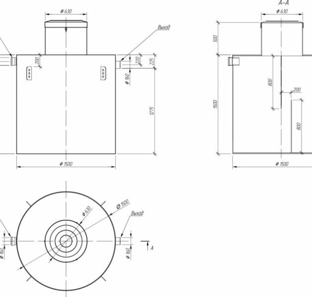 Промышленный жироуловитель Alta М-OR 14-1000
